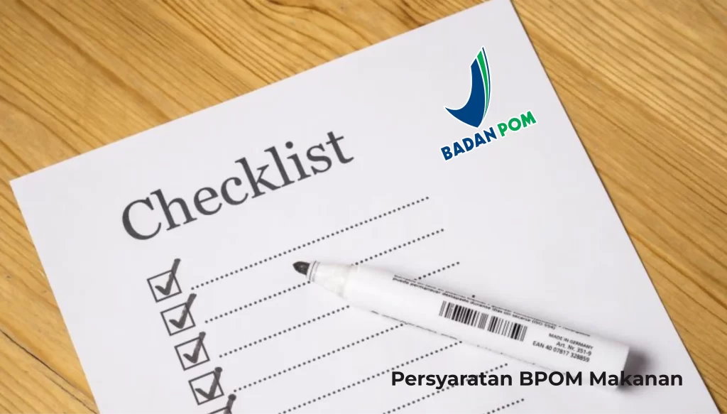 persyaratan bpom makanan